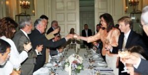 Προσφώνηση της Ντόρας Μπακογιάννη στο γεύμα προς τιμήν του Πωλ Σαρμπάνη