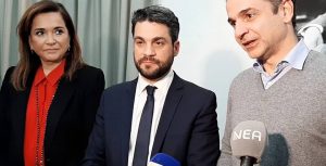 Στη συνάντηση του Πρωθυπουργού με τον Δήμαρχο Χανίων, Παναγιώτη Σημανδηράκη.