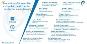 Council of Europe High-level VTC by CoE2020Gr & CoE Institutions